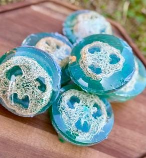Loofah Soap Bars, Glycerin