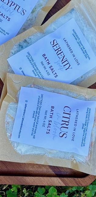 Bath Salts, Relaxation, Aromatherapy, Gifts, Relaxation