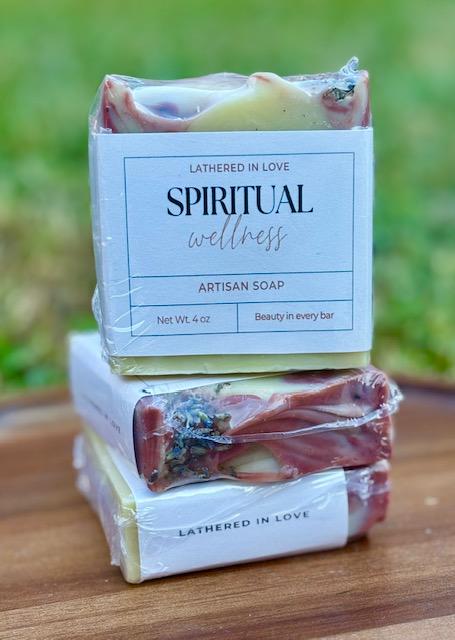 Spiritual Wellness- All Natural handmade CP soap, Mother's Day gift, Party Favors, Bridal Shower, Baby showers, & more, Artisan Soap