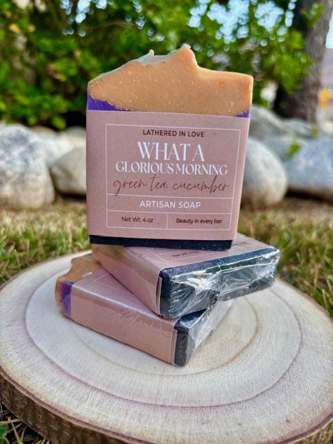 Green Tea Cucumber - All Natural handmade cold process soap, Mother's Day gift, Party Favors, Bridal Shower, Baby shower & more, hocus pocus