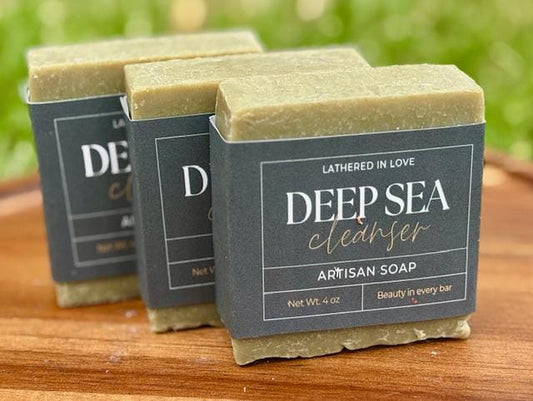 Sea Mud - All Natural handmade cold process soap, Mother's Day gift, Party Favors, Bridal Shower, Baby shower and more
