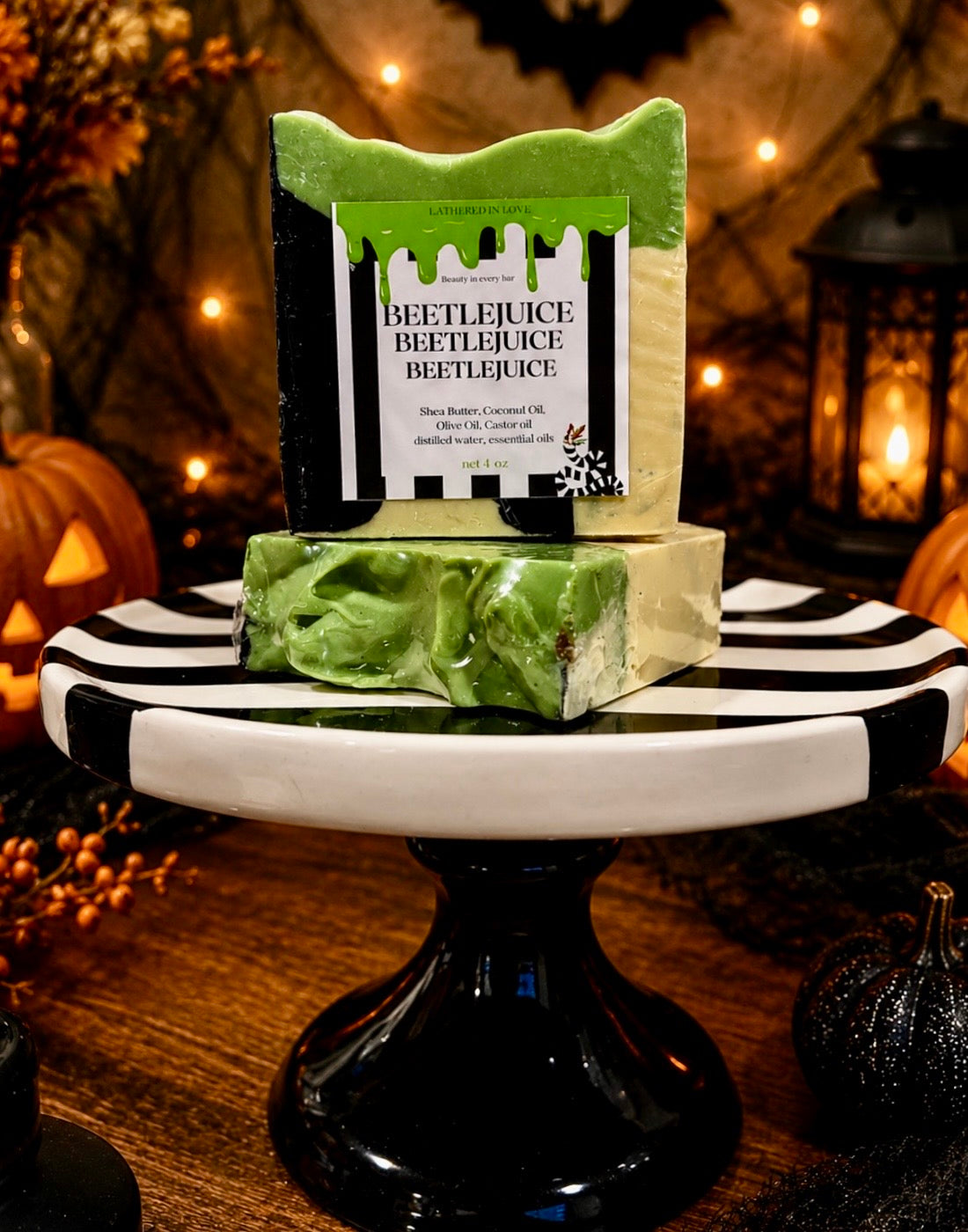 Beetlejuice - All Natural handmade cold process soap,