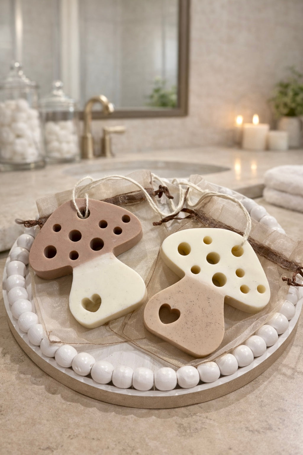 Soap on a Rope - All Natural handmade cold process soap, Mother's Day gift, Party Favors, Bridal Shower, Baby shower and more