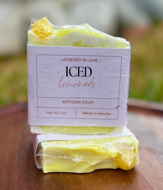 Lemonade- All Natural handmade cold process soap, Mother's Day gift, Party Favors, Bridal Shower, Baby showers, & more, Artisan Soap