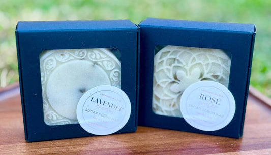 Solid Sugar Scrub Bar, Exfoliating, spa