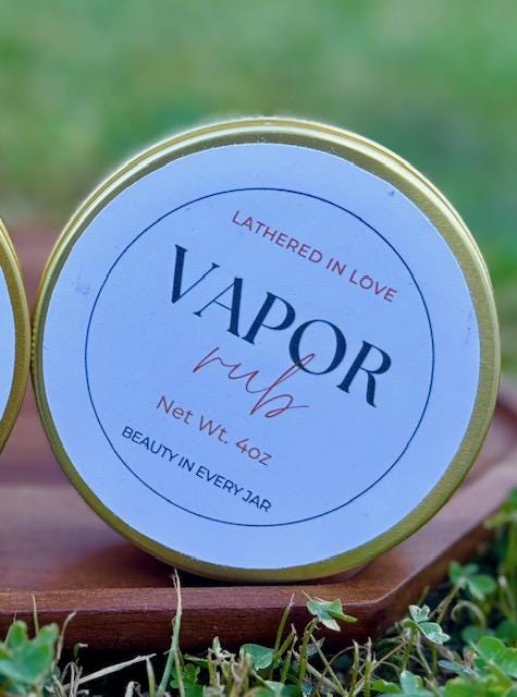 All natural Vapor Rub ,