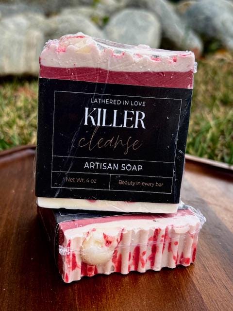 killer Cleanse- All Natural handmade cold process soap, Mother's Day gift, Party Favors, Bridal Shower, Baby showers, & more, Artisan Soap