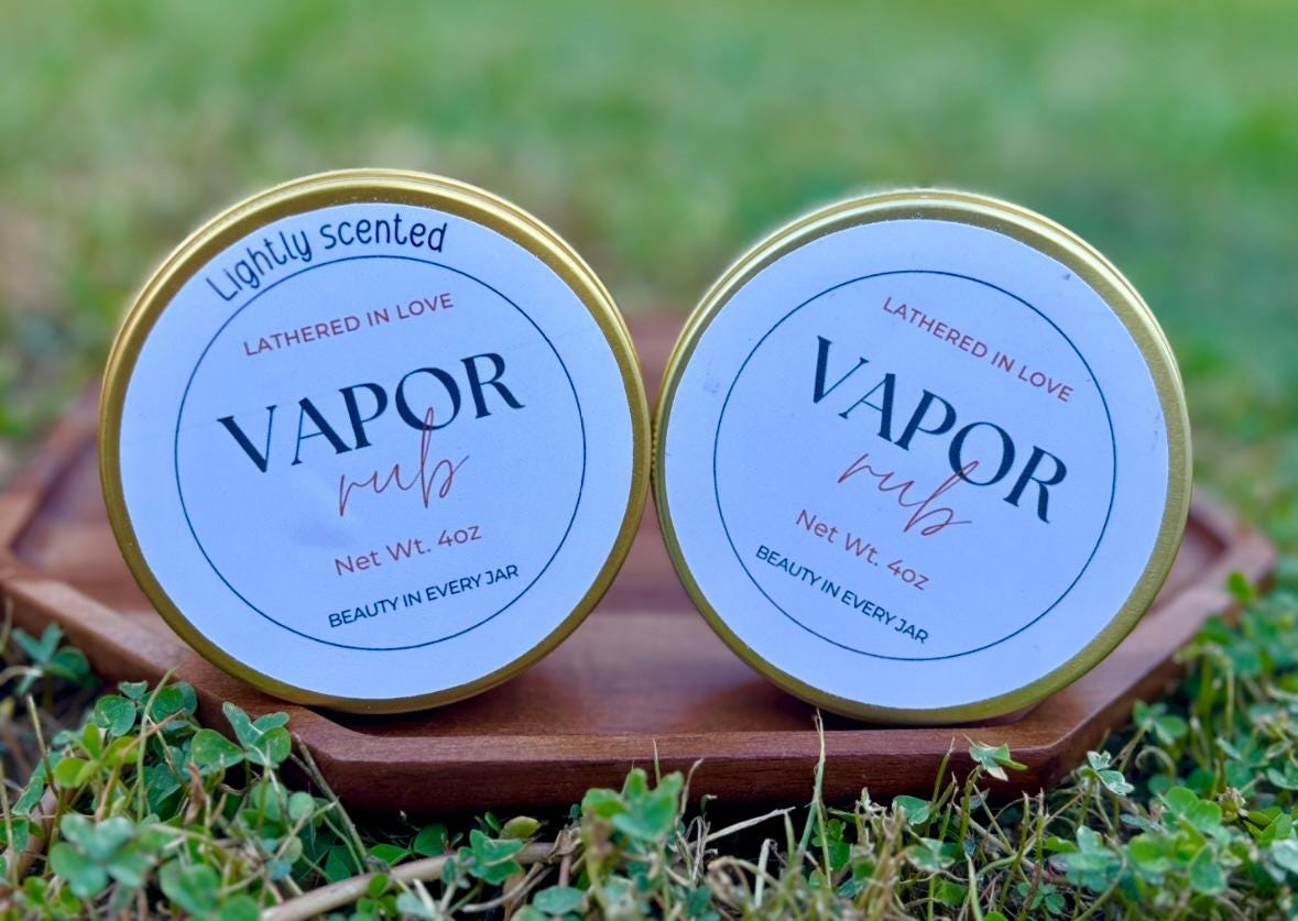 All natural Vapor Rub ,