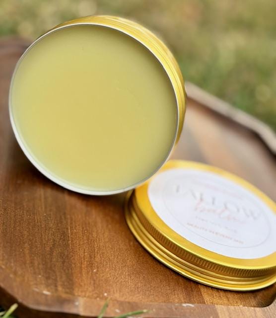 Tallow Balm , 100% Grass-fed tallow, Glass jar, Face and body moisturizer,