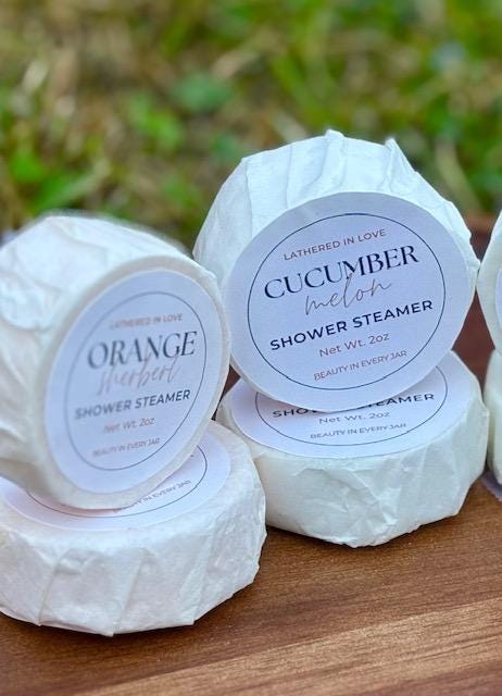 Shower steamers, Aromatherapy, Spa, Shower Bomb, Handmade gift