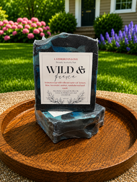 Wild and Fierce - All Natural handmade cold process soap, Mother's Day gift, Party Favors, Bridal Shower, Baby shower and more