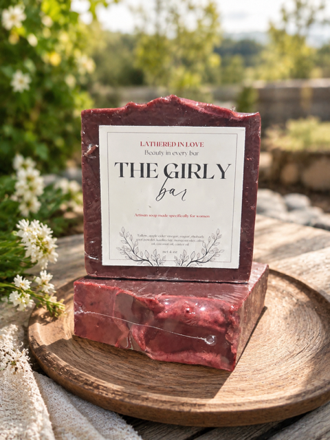The Girly Bar - All Natural handmade cold process soap, Mother's Day gift, Party Favors, Bridal Shower, Baby shower and more