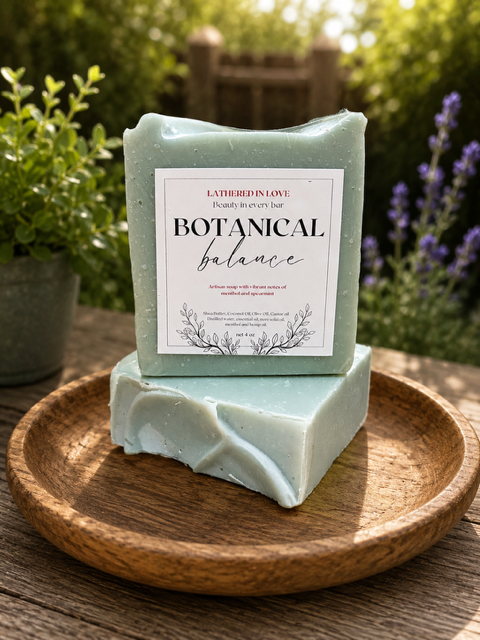 Botanical Balance - All Natural handmade cold process soap, Mother's Day gift, Party Favors, Bridal Shower, Baby shower and more
