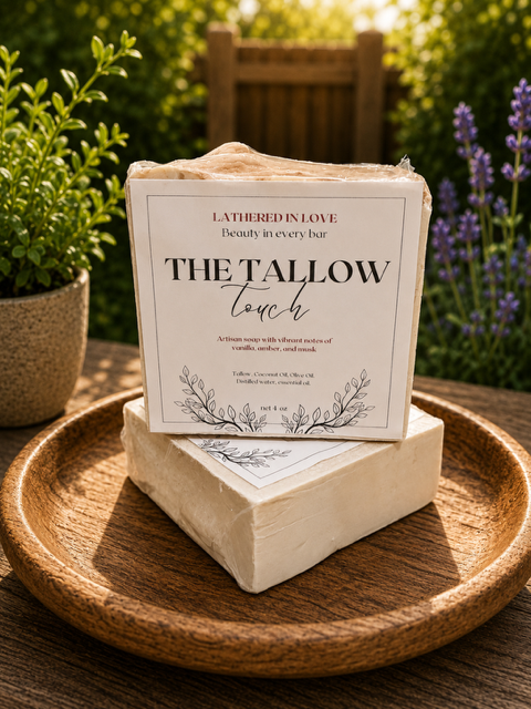 The tallow Touch - All Natural handmade cold process soap, Mother's Day gift, Party Favors, Bridal Shower, Baby shower and more